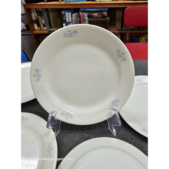 6pcs- Salad Plate Lace Bouquet (Corelle) by CORNING - Picture 1 of 7